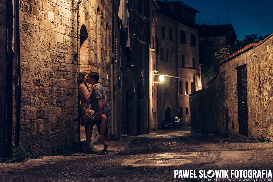 san gimignano sesja narzeczeńska