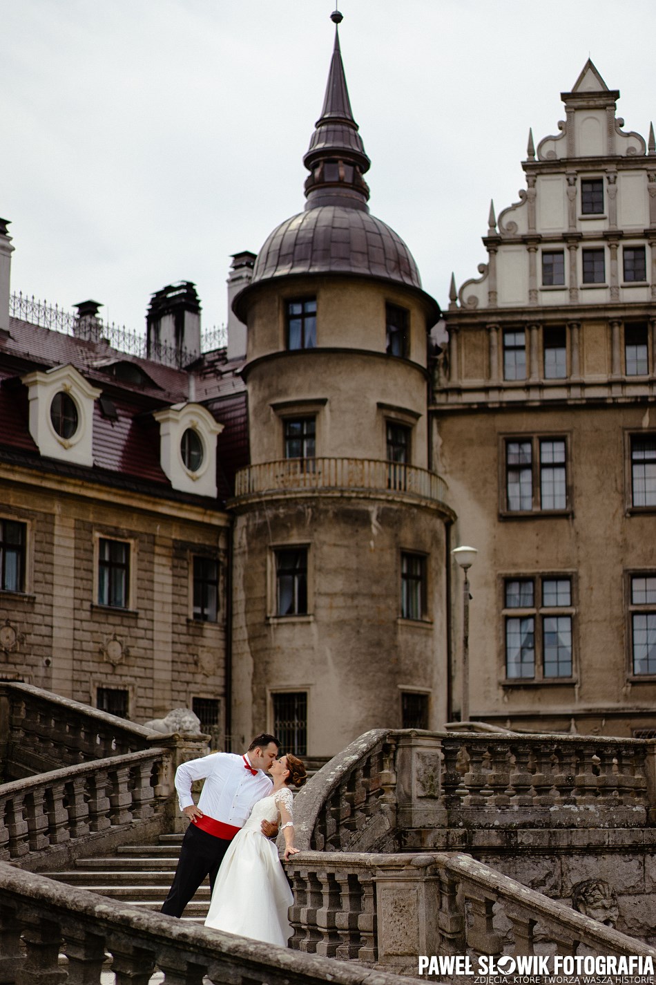 Piękny ślub na Zamku w Mosznej