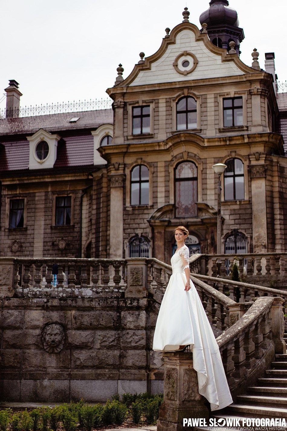 dobra fotografia ślubna Zamek Moszna