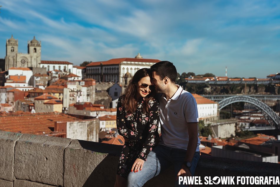sesja narzeczeńska za granicą Portugalia Porto