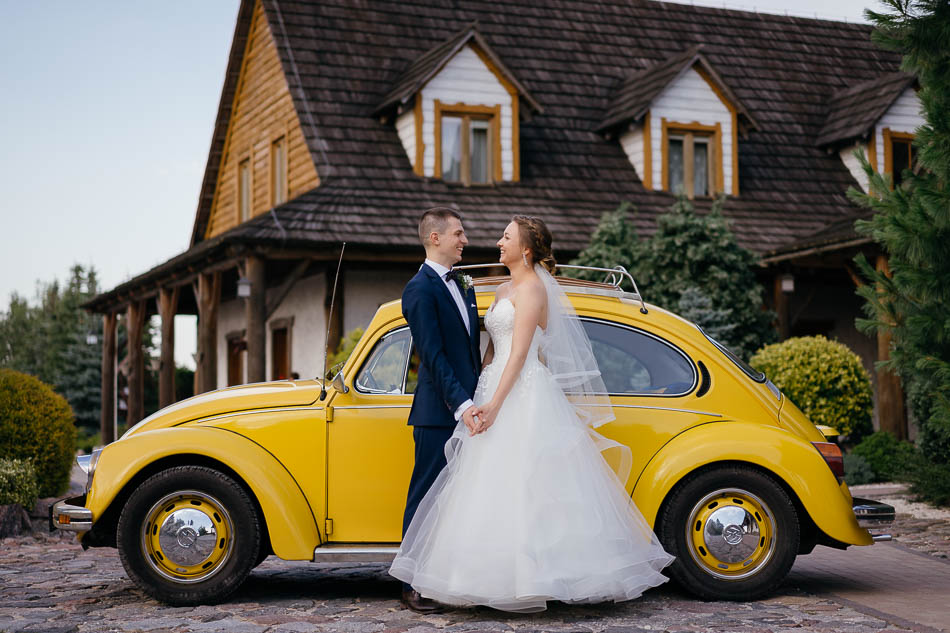 VW garbus auto do ślubu
