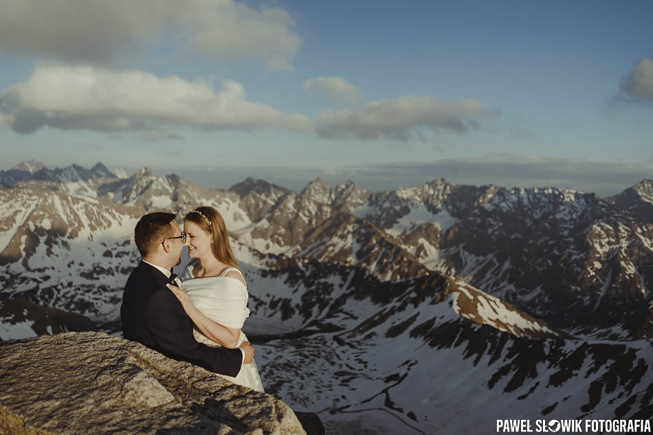 sesja poślubna tatry Świnica