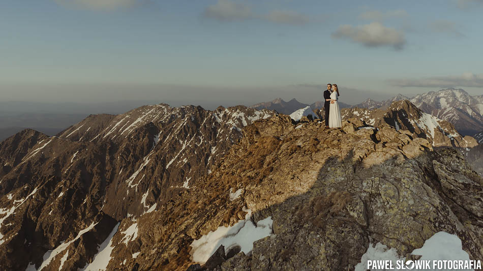 sesja zdjęciowa ślubna tatry Świnica