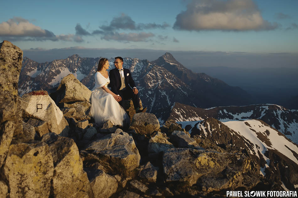 zdjęcia ślubne w górach Tatry wysokie