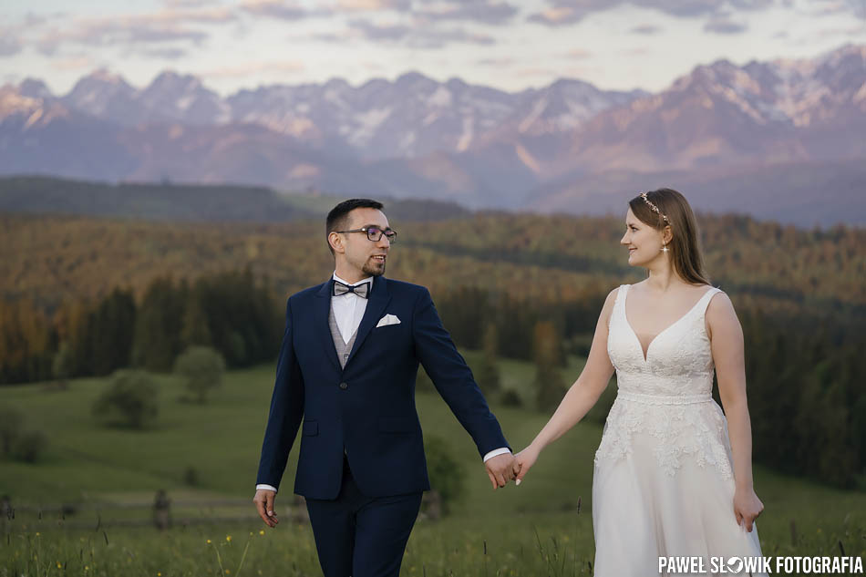 sesja fotograficzna w górach tatry wschód słońca