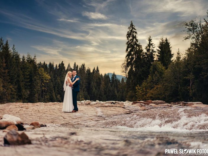 zdjęcia ślubne w Tatrach sesja w górach